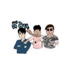 Hang over with friend（個別スタンプ：28）