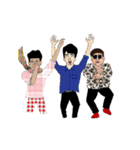 Hang over with friend（個別スタンプ：29）