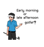 Golfer : English.Version（個別スタンプ：6）