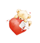 St. Valentine ＆ Love Bears Stickers（個別スタンプ：1）