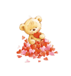 St. Valentine ＆ Love Bears Stickers（個別スタンプ：2）