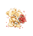 St. Valentine ＆ Love Bears Stickers（個別スタンプ：5）
