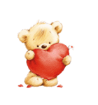 St. Valentine ＆ Love Bears Stickers（個別スタンプ：6）