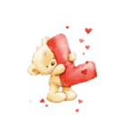 St. Valentine ＆ Love Bears Stickers（個別スタンプ：8）