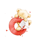 St. Valentine ＆ Love Bears Stickers（個別スタンプ：9）