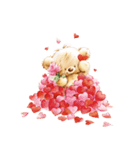 St. Valentine ＆ Love Bears Stickers（個別スタンプ：13）