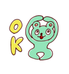 ポジティブな動物たち（個別スタンプ：2）