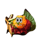 ピザろうと野菜（個別スタンプ：6）