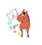 馬ですが。（個別スタンプ：4）