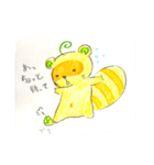 タヌキと葉っパイセン（個別スタンプ：2）