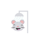 Mouse in love（個別スタンプ：14）