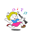 まーちゃんと石像モンスター（個別スタンプ：13）