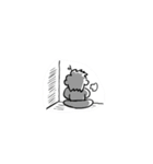 まーちゃんと石像モンスター（個別スタンプ：32）