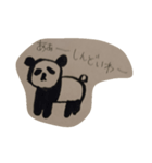 え？なんでやねん？(ぱんだ・関西弁)（個別スタンプ：1）