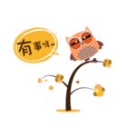 Owl - Miss Orange（個別スタンプ：31）