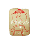 基本的なあいさつ  スーパーデブリ（個別スタンプ：5）