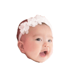 赤ちゃんのお顔（個別スタンプ：1）