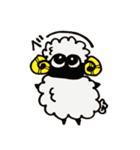 ひつじで挨拶♪＋オマケに少し会社！たきえ（個別スタンプ：1）