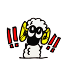 ひつじで挨拶♪＋オマケに少し会社！たきえ（個別スタンプ：20）