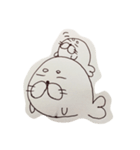 ボールペンあざらし（個別スタンプ：3）