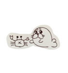 ボールペンあざらし（個別スタンプ：8）