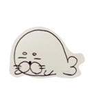 ボールペンあざらし（個別スタンプ：15）