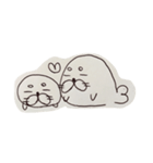 ボールペンあざらし（個別スタンプ：21）