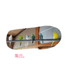 小さな世界何気ない日常。（個別スタンプ：4）