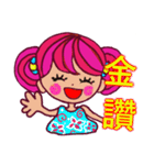 enjoy with sweet girl sticker 2（個別スタンプ：4）