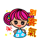 enjoy with sweet girl sticker 2（個別スタンプ：11）