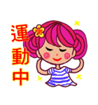 enjoy with sweet girl sticker 2（個別スタンプ：16）