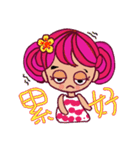 enjoy with sweet girl sticker 2（個別スタンプ：18）