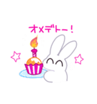 うさぎのキャロットケーキ（個別スタンプ：5）