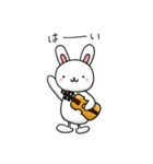 うさぎとバイオリン（個別スタンプ：2）