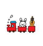うさぎとバイオリン（個別スタンプ：22）