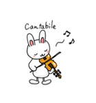 うさぎとバイオリン（個別スタンプ：36）