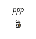 うさぎとバイオリン（個別スタンプ：40）