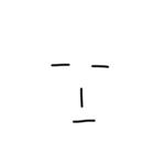 線顔（個別スタンプ：1）