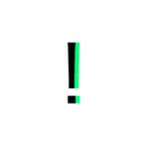 文字だけだよ（個別スタンプ：15）