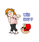 Ngenes : Absurd ＆ Unlucky Love（個別スタンプ：7）