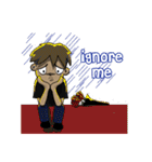 Ngenes : Absurd ＆ Unlucky Love（個別スタンプ：21）