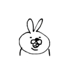 のんびりグダグダうさぎ（個別スタンプ：3）