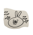 のんびりグダグダうさぎ（個別スタンプ：4）