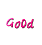 Let's Talk Pink（個別スタンプ：3）