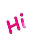 Let's Talk Pink（個別スタンプ：4）
