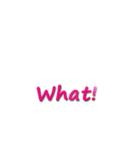 Let's Talk Pink（個別スタンプ：12）