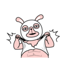 Rabbit Wrestler: A Day in the life（個別スタンプ：3）
