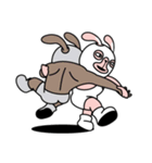 Rabbit Wrestler: A Day in the life（個別スタンプ：9）