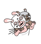 Rabbit Wrestler: A Day in the life（個別スタンプ：12）
