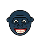 Gorilla Emoji（個別スタンプ：7）